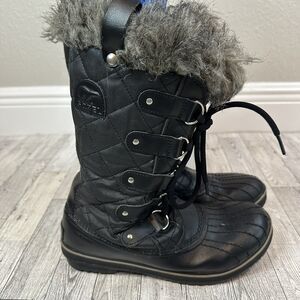 Sorel Tofino II Lace Up Black‎ Winter Snow Boots Women’s Size 8 Waterproof
